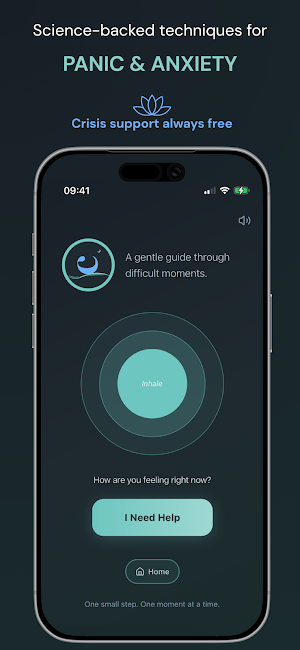 CalmAhead: Panic Attack Relief Screenshot 0
