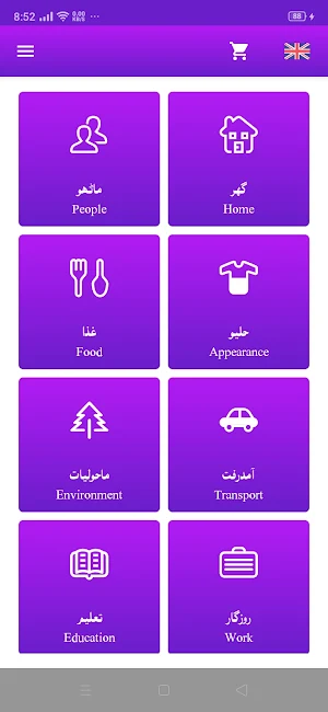 Learn English in Sindhi سنڌي ۾ انگريزي سکو Screenshot 1