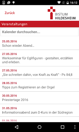 Bistum Hildesheim Screenshot 1