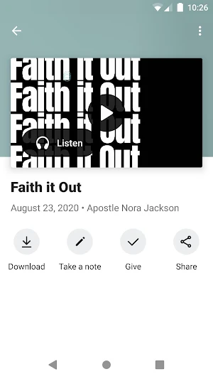 Global Church GA Screenshot 2
