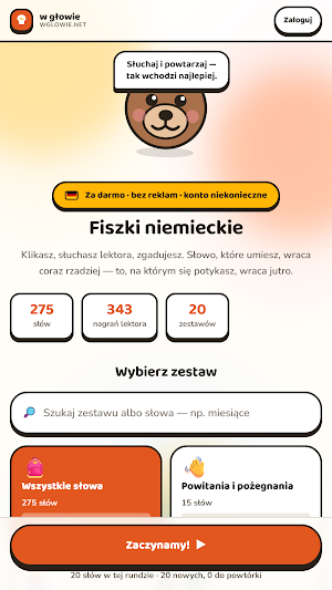 Fiszki niemieckie – w głowie Screenshot 0