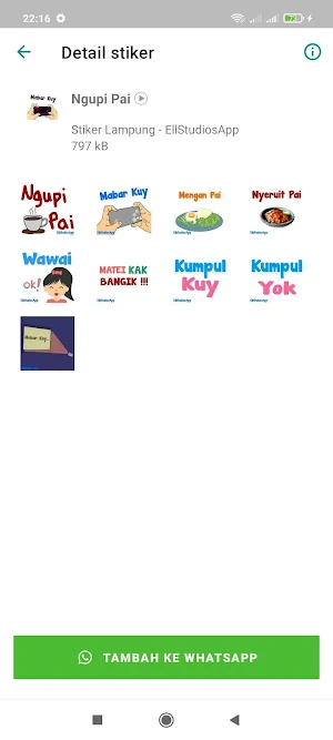 Stiker Lampung Lucu Screenshot 3