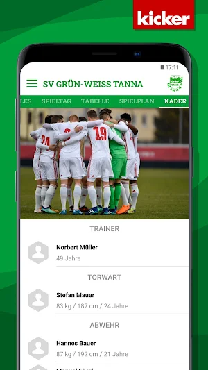 SV Grün-Weiß Tanna Screenshot 1
