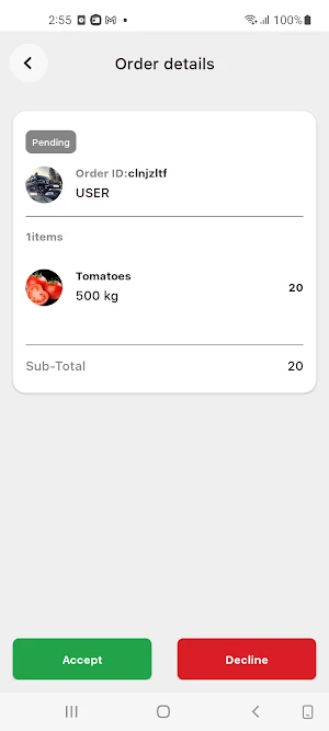 Bringesse Seller App Screenshot 1