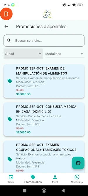 Cuál DOC Pacientes Screenshot 1