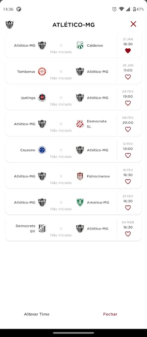 Mineiro 2023 Jogos & Tabela Screenshot 3