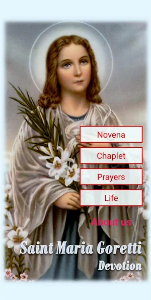Saint Maria Goretti Devotion Screenshot 0