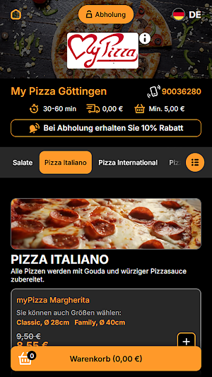 My Pizza Göttingen Screenshot 2