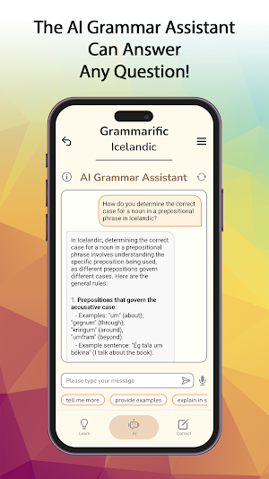 Grammarific: Icelandic Grammar Screenshot 3