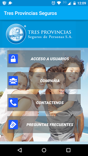 TresProv Móvil Screenshot 0