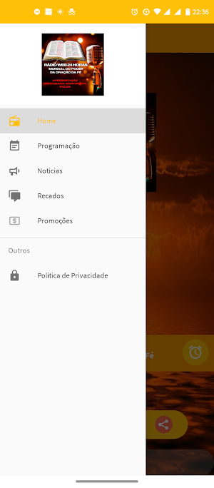 Rádio Web Poder Da Fé Screenshot 1