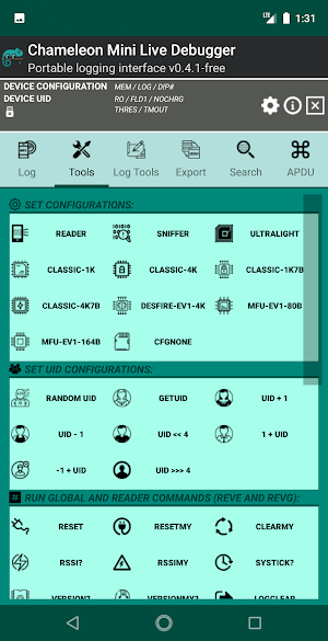 Chameleon Mini Live Debugger Screenshot 2