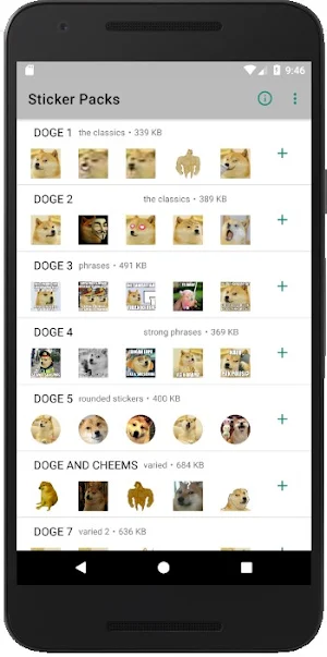 Stickers Doge Meme Screenshot 0