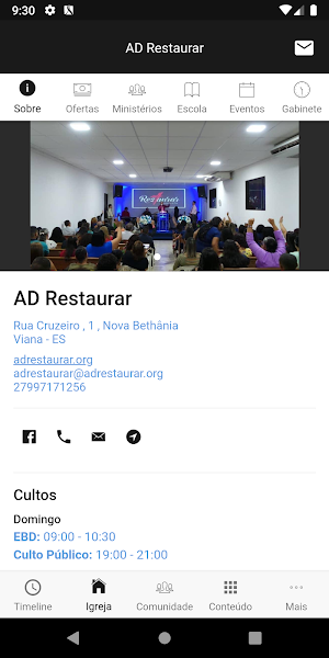 Assembléia de Deus Restaurar Screenshot 2