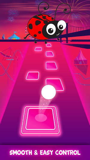 Lady Bug Tiles Hop EDM Screenshot 3