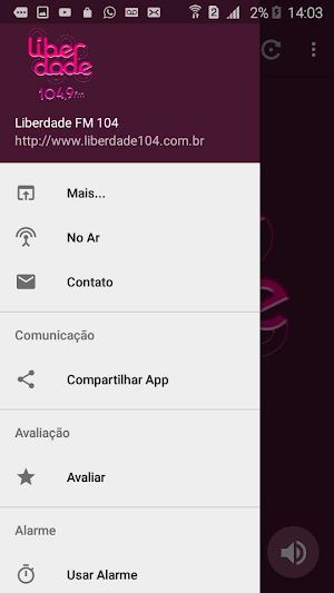 Liberdade FM 104,9 Nepomuceno - MG Screenshot 1