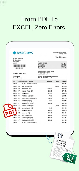 My Bank Statements Converter Screenshot 3