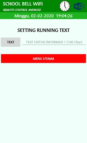 REMOTE BELL SEKOLAH WIFI Screenshot 3