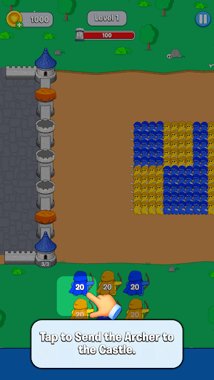 Rainbow Rush: Color Defense Screenshot 1