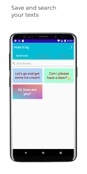 Make it big -  Big or large text on your display Screenshot 3