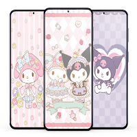 Kuromi and My Melody Wallpaper
