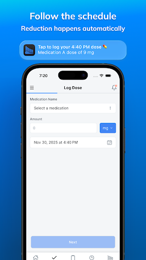 Taper: Medication Tapering App Screenshot 2