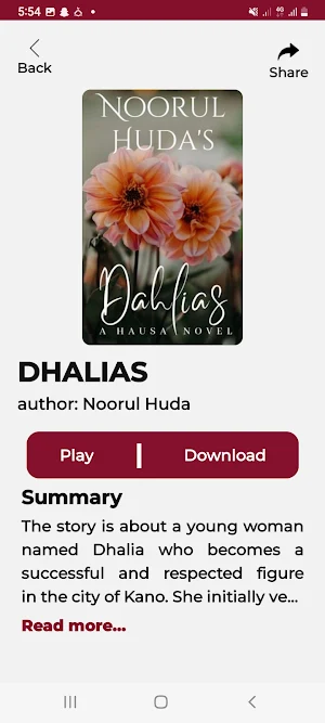 Hausa Audio Books :Littattafai Screenshot 2