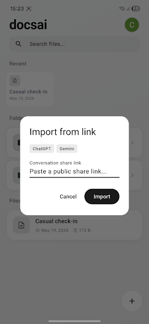 Docsai: Export Markdown app AI Screenshot 1