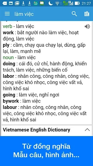 Vietnamese Dictionary & Translator - Từ Điển Dịch Screenshot 2