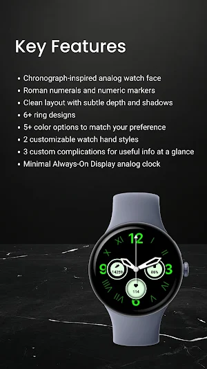 GL101 Analog Watch Face Screenshot 1