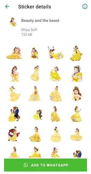 Princess Stickers for WA Screenshot 3