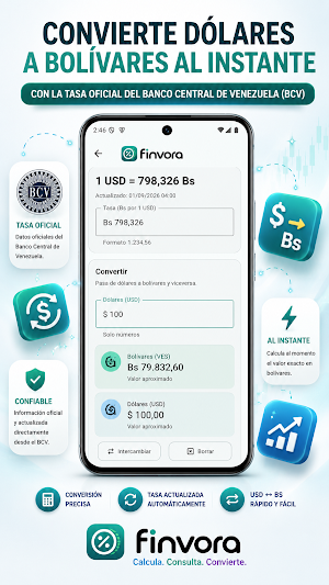 Finvora: Dólar y Comisiones Screenshot 3