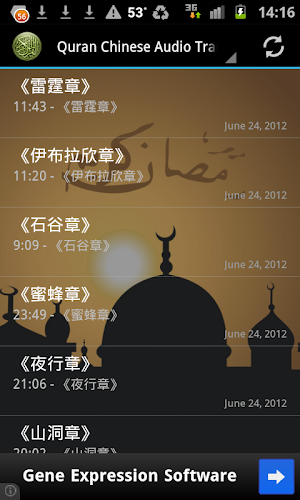 Quran Chinese Translation MP3 Screenshot 3