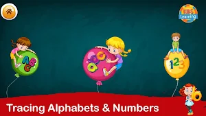 Alphabets and Numbers Tracing for Kids Screenshot 1