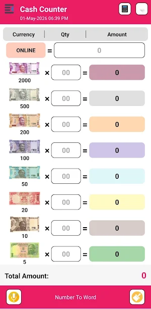 Cash Calculator Money Counter Screenshot 0
