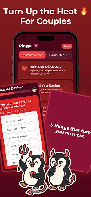Couple Questions Games - Pingu Screenshot 1