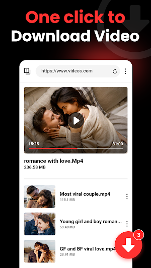 X Video Downloader & Player Screenshot 1