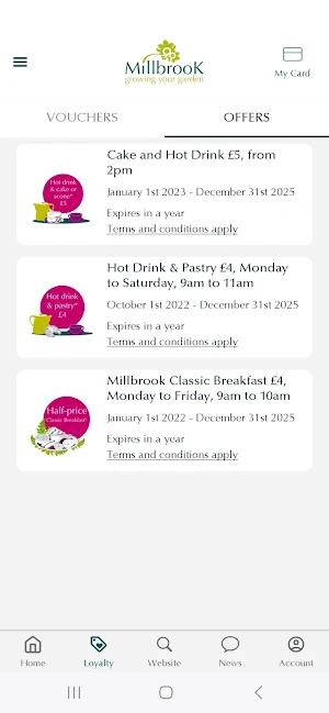 Millbrook Garden Centres Screenshot 2