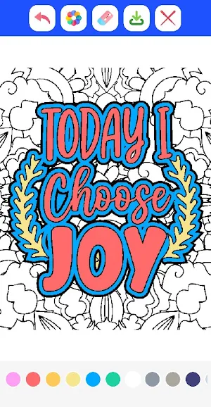 Graffiti Quotes Coloring Book Screenshot 0