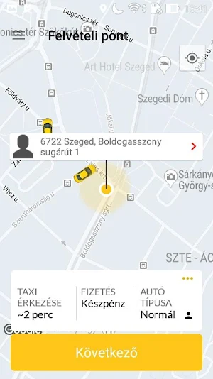 Taxi Plusz Szeged Screenshot 2