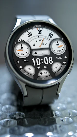 Hollow Black White ZKin Watch Screenshot 3