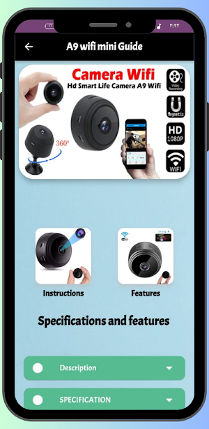 A9 Wifi Miini Camera Guide Screenshot 2
