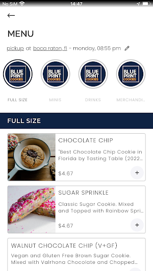 Blueprint Cookies Screenshot 2