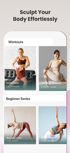 Barre Workout: Pilates App Screenshot 3