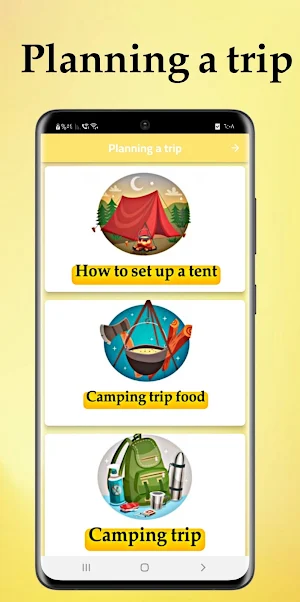 Planning a Trip Screenshot 1