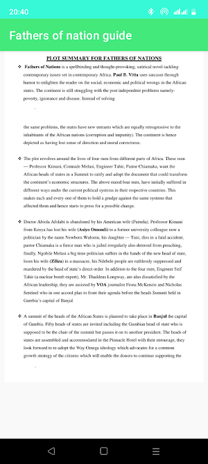 Father of nations book guide Screenshot 2