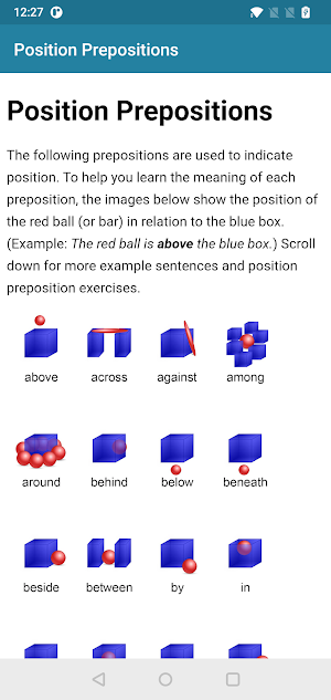 Preposition - English Grammar Screenshot 2