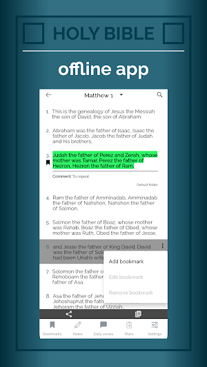 Holy NIV Bible - offline app Screenshot 1