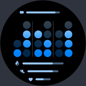 Binary Clock Elegant WatchFace Screenshot 2
