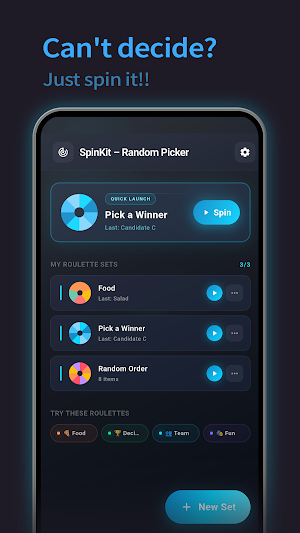 SpinKit – Random Picker Screenshot 0